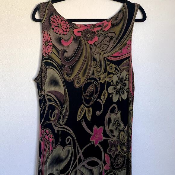 Vintage Y2K Made in Heaven Mesh Floral Maxi Dress - Picture 5 of 8